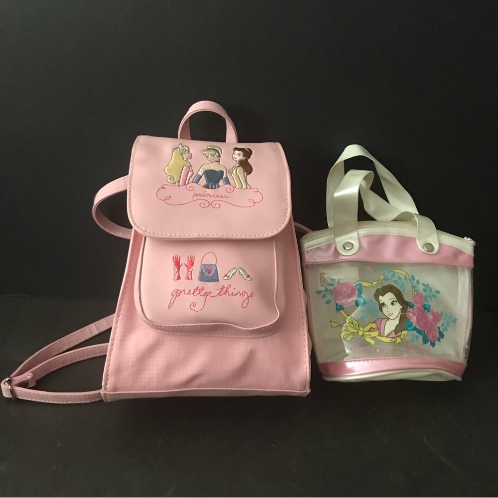 Disney Princess knapsack and mini Belle satchel